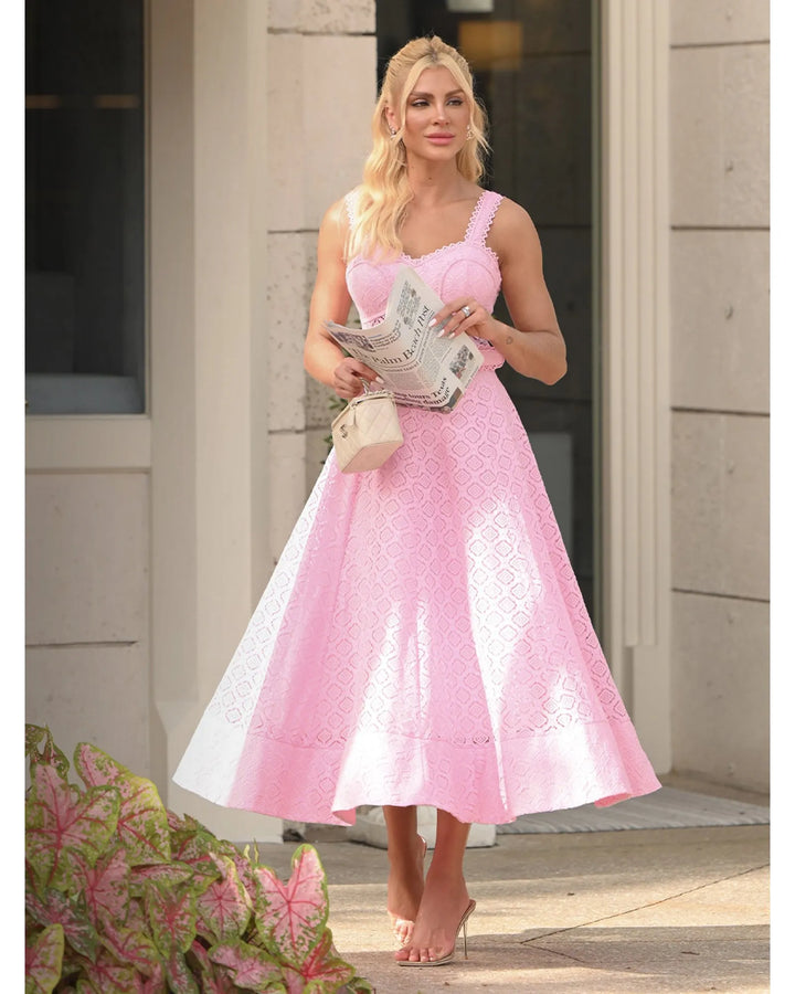 Fleur de Lune Midi Dress