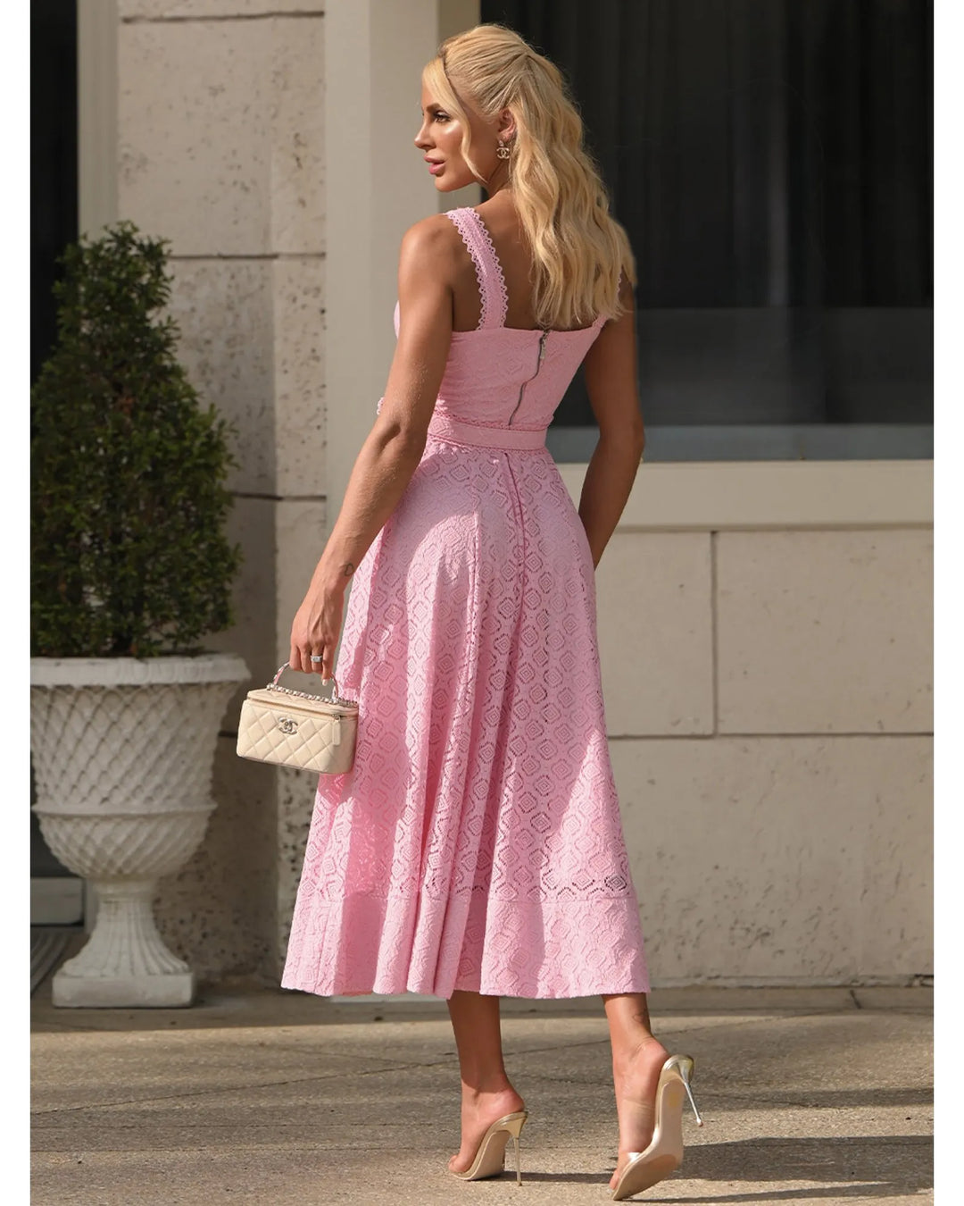 Fleur de Lune Midi Dress
