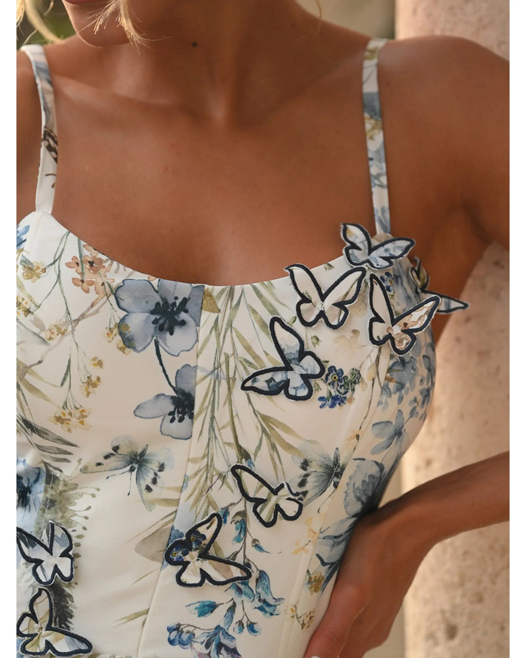 Fiori Floral Midi Dress