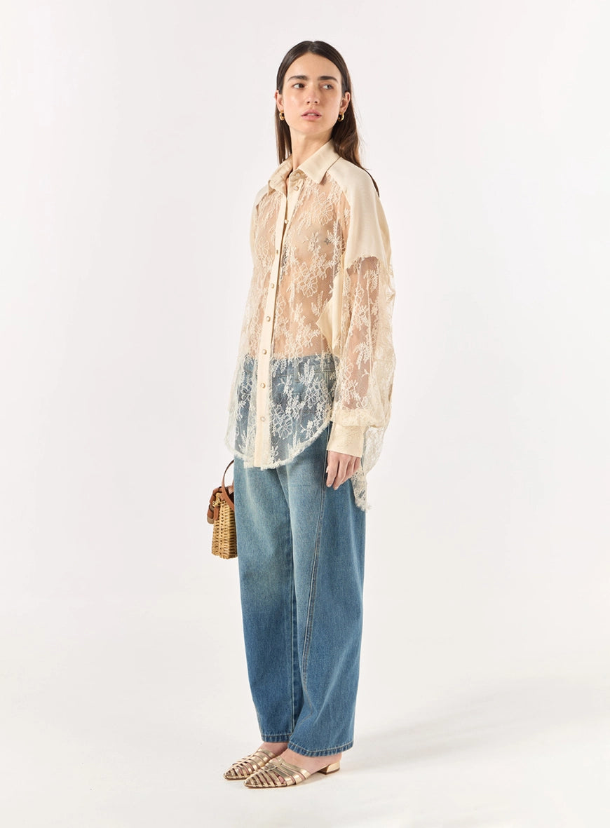 Ruffled Jeans