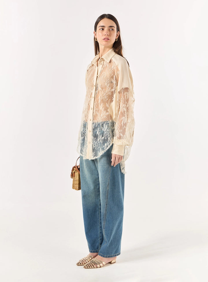 Ruffled Jeans