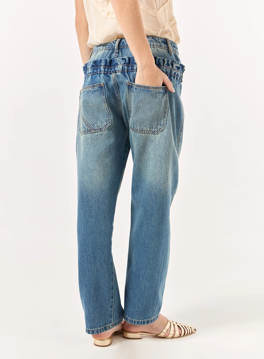 Ruffled Jeans