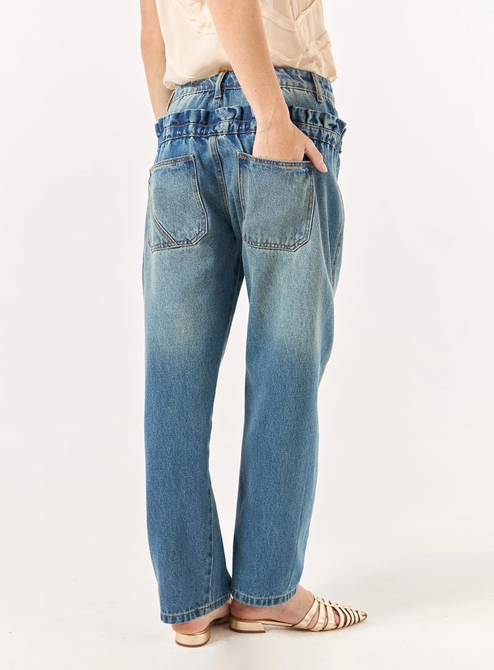Ruffled Jeans