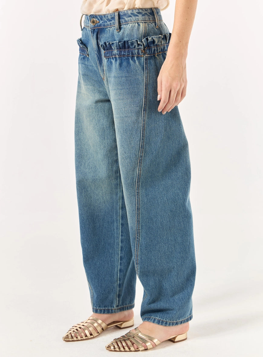 Ruffled Jeans