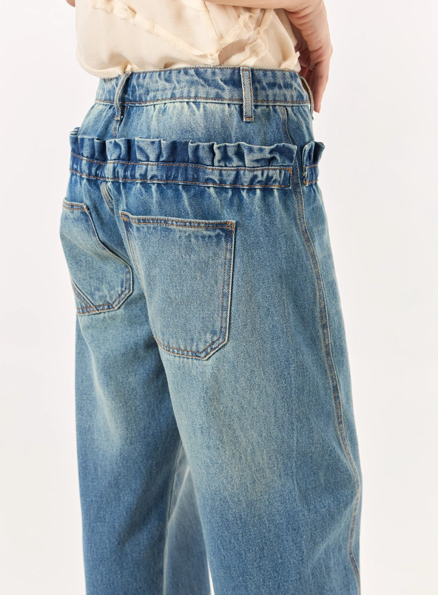 Ruffled Jeans