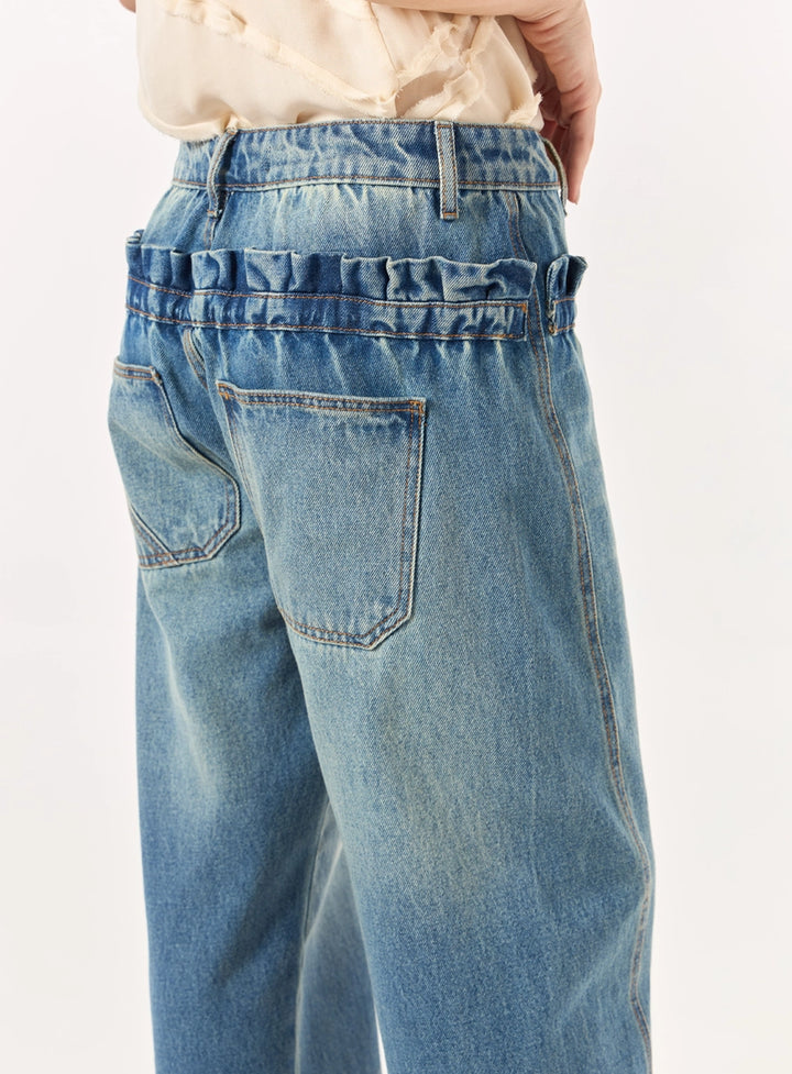 Ruffled Jeans