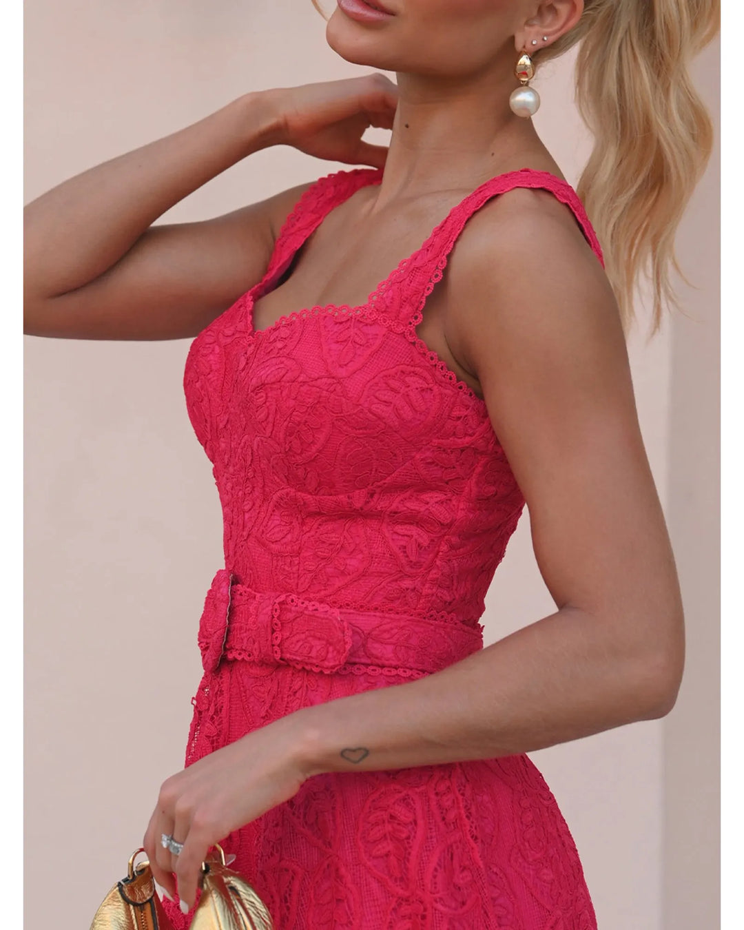 Rouge Midi Dress
