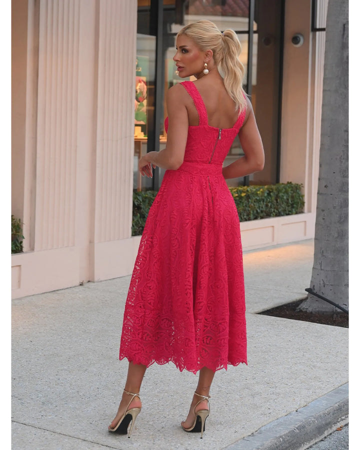 Rouge Midi Dress