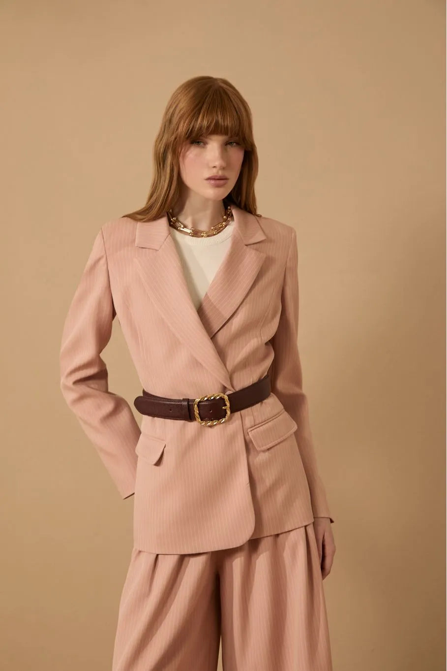 Blazer+Corset+Pants Set