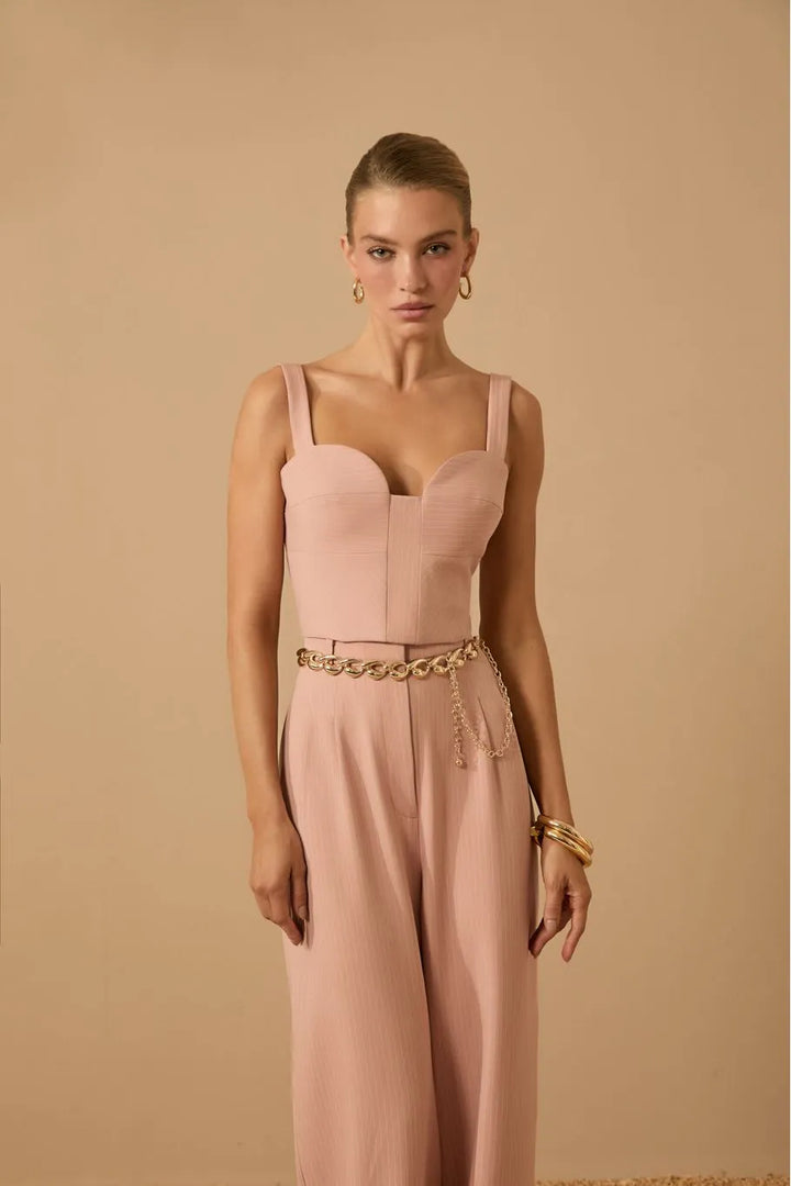 Blazer+Corset+Pants Set