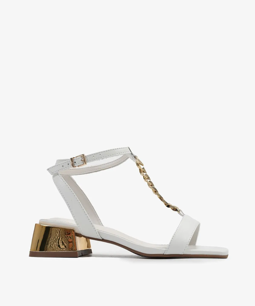 Snake Leather Sandal
