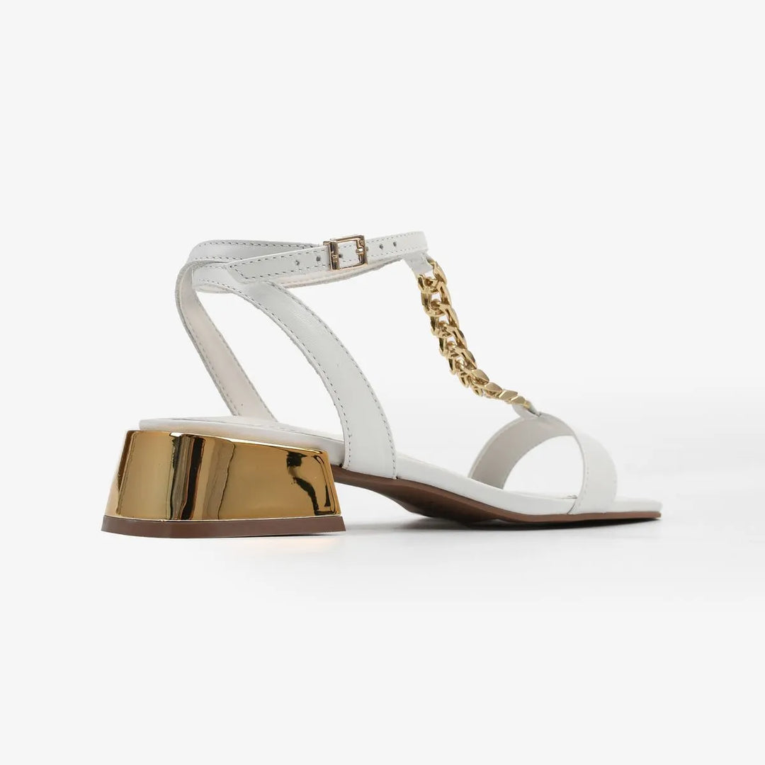 Snake Leather Sandal