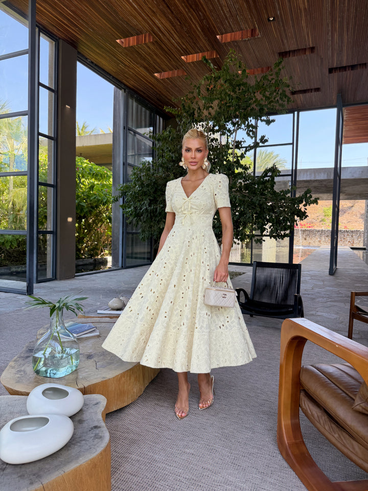 Vestido Midi Laise Bella Di Sanremo