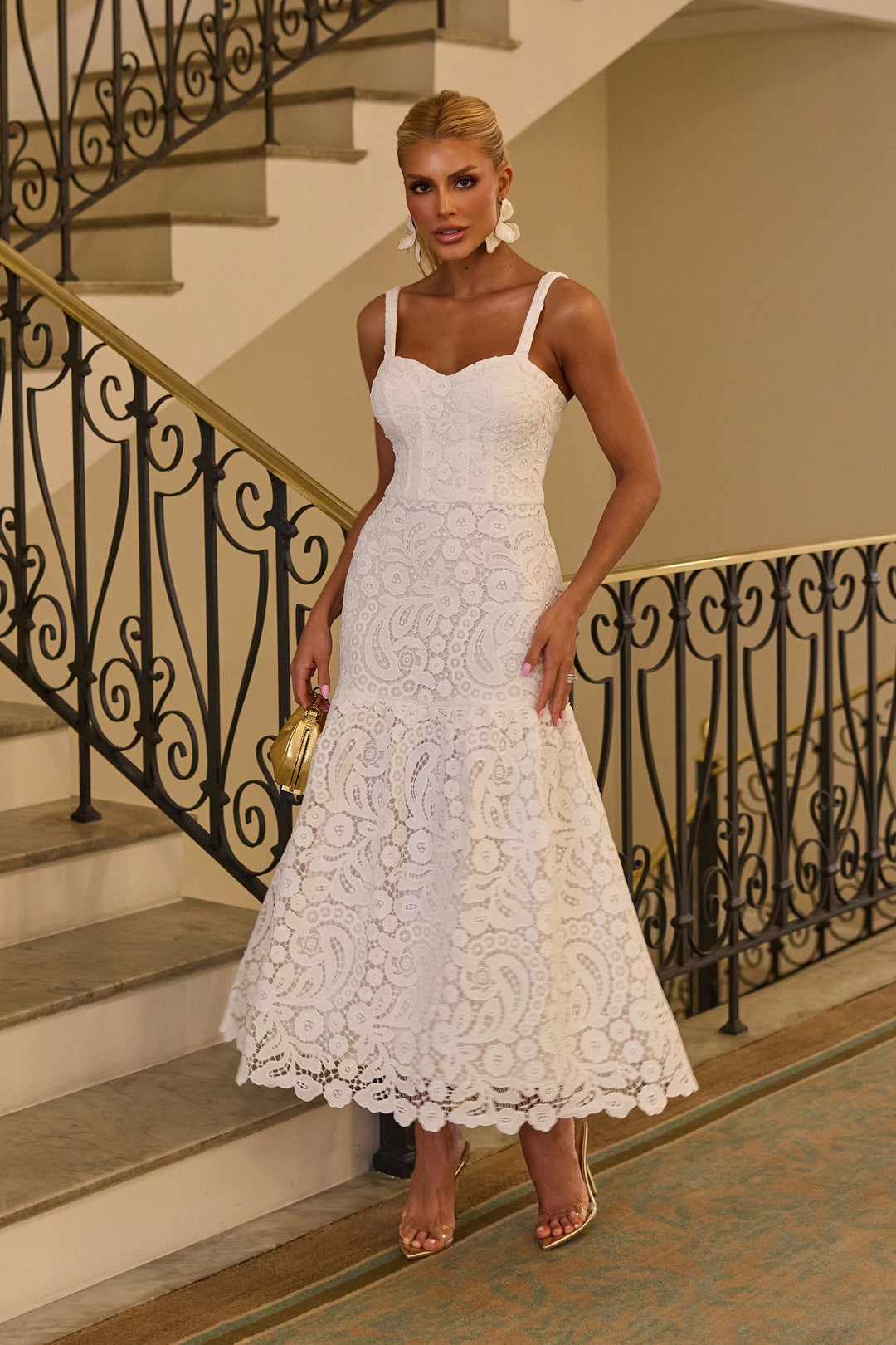 New Year's Eve Lace Midi Dress New Year's Eve Lace Midi Dress