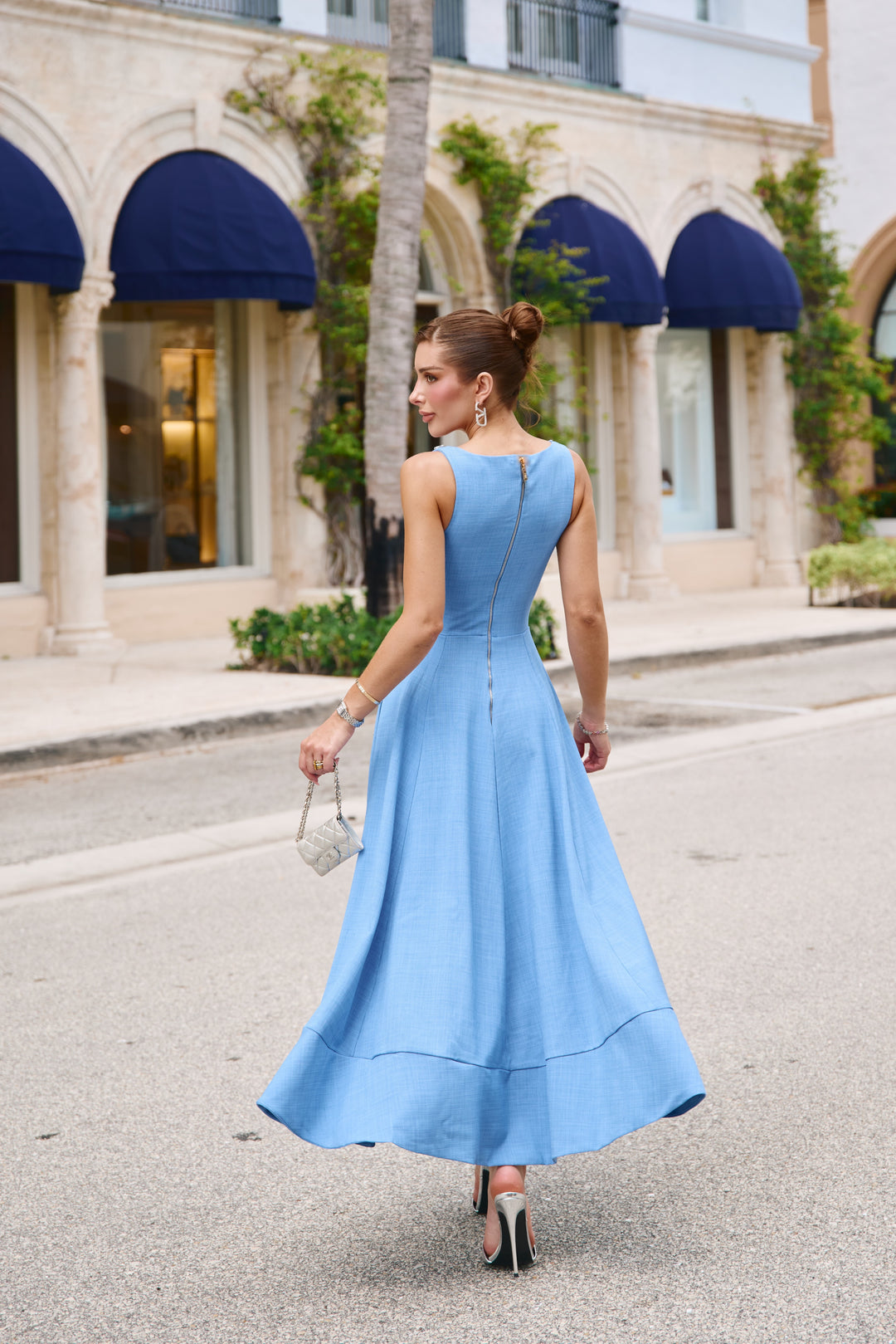 Fit and Flare Midi Dress