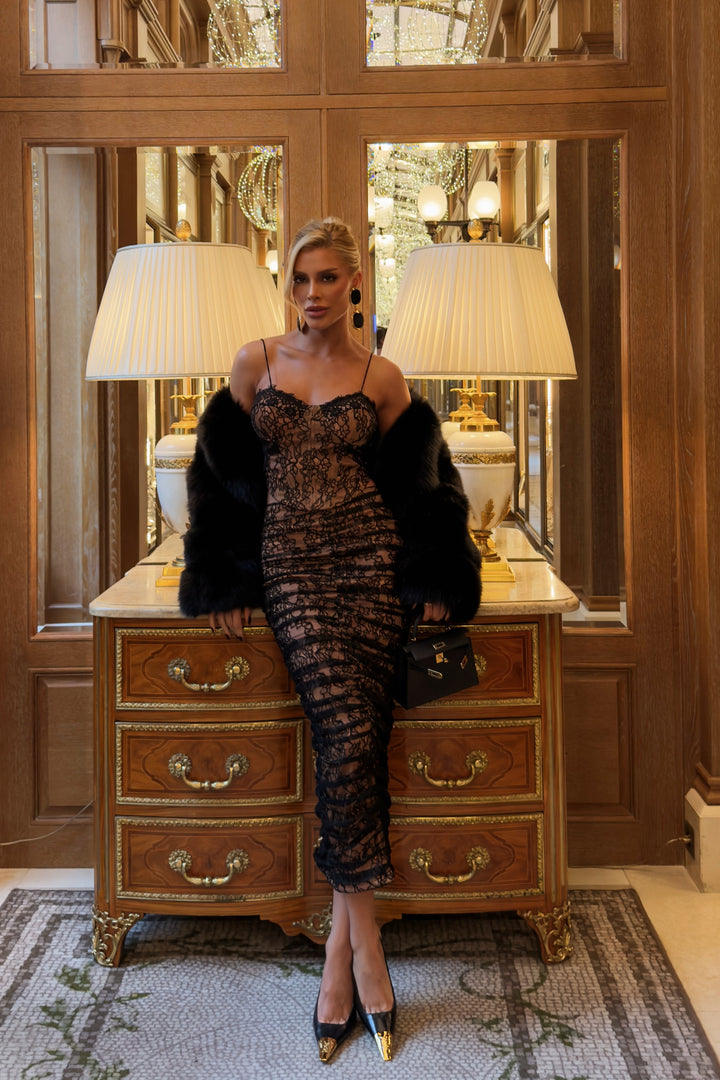 Embroidered Tulle Set