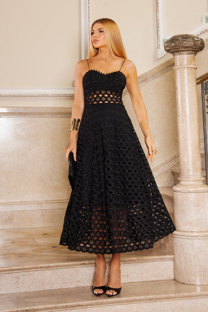 Vestido Midi Renda Laise