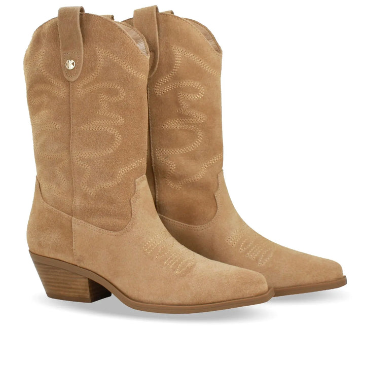 Bottero Suede Leather Western Boot