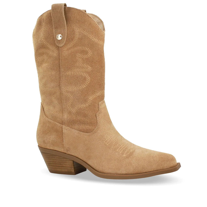 Bottero Suede Leather Western Boot