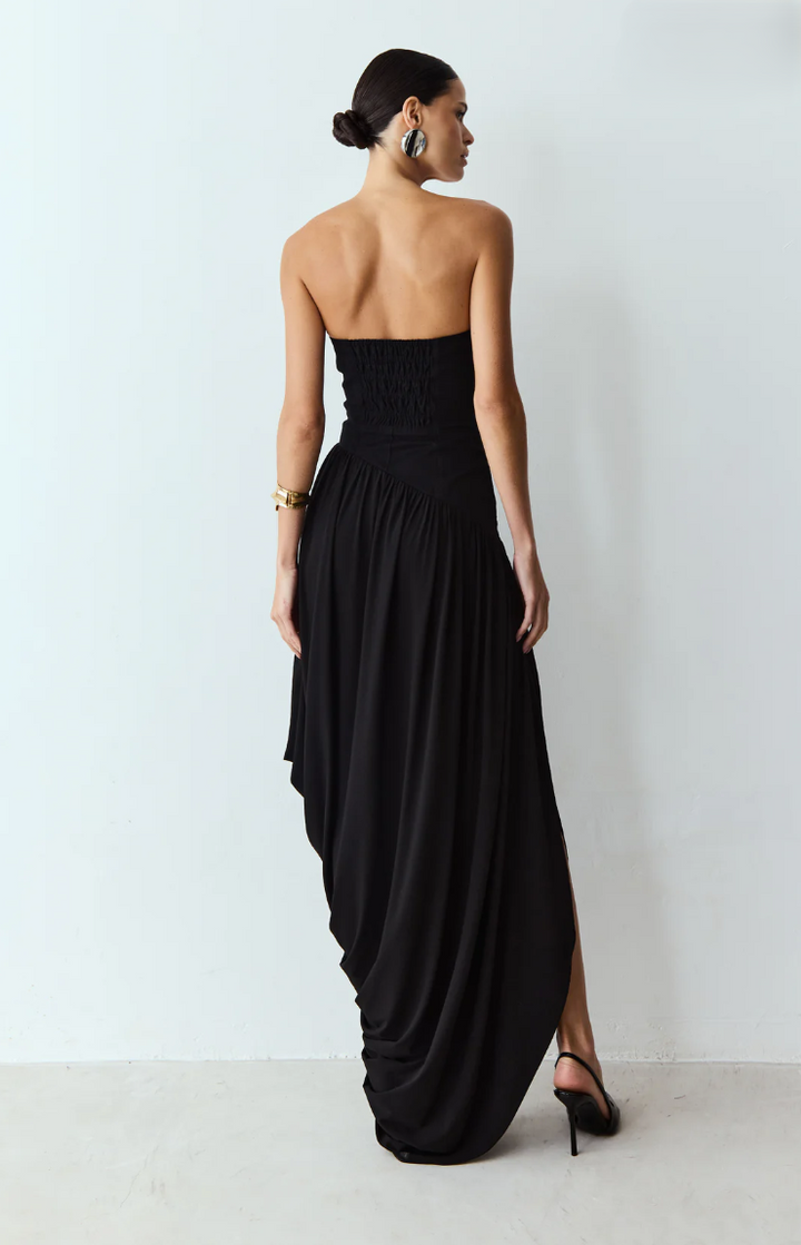 Vestido Midi Saia Fluída