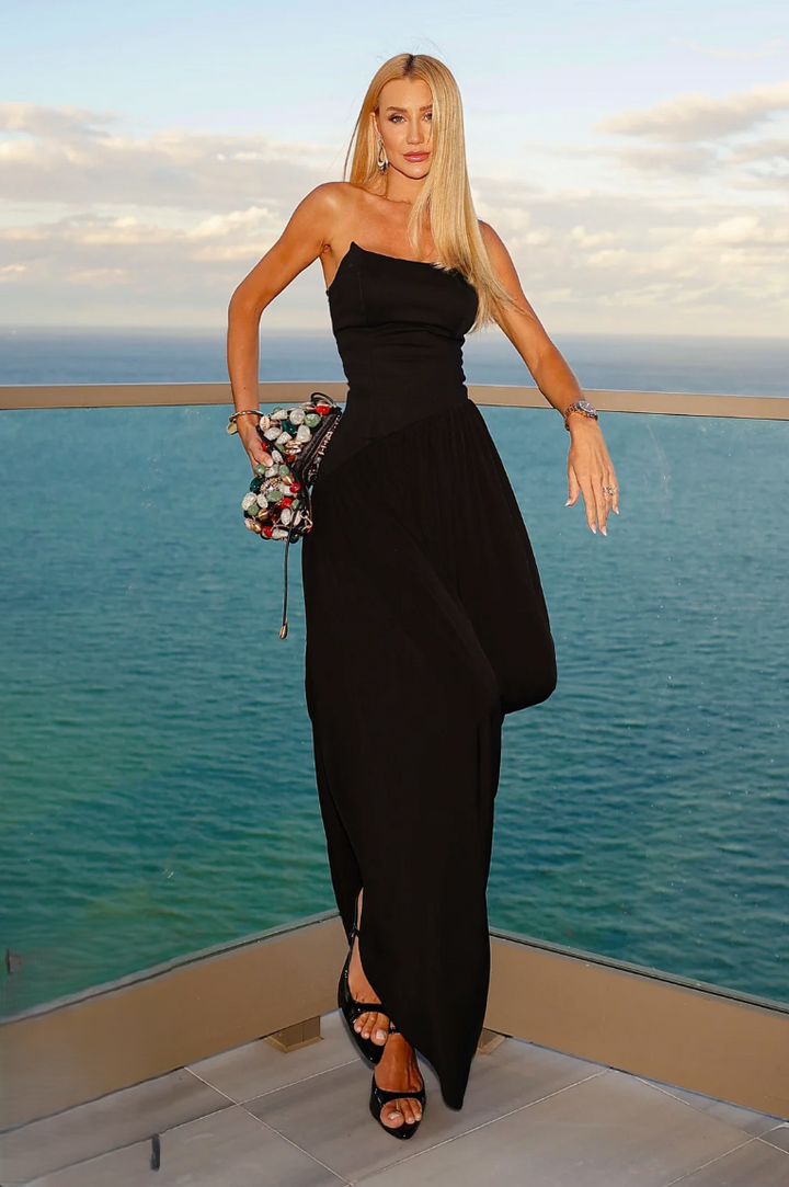 Vestido Midi Saia Fluída