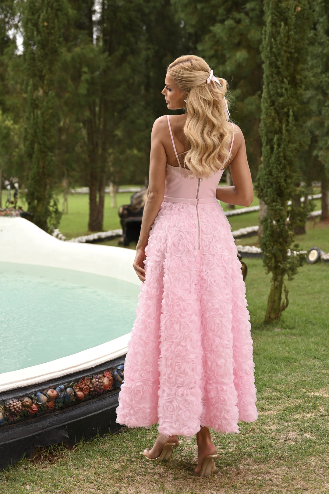 Vestido Midi Flores