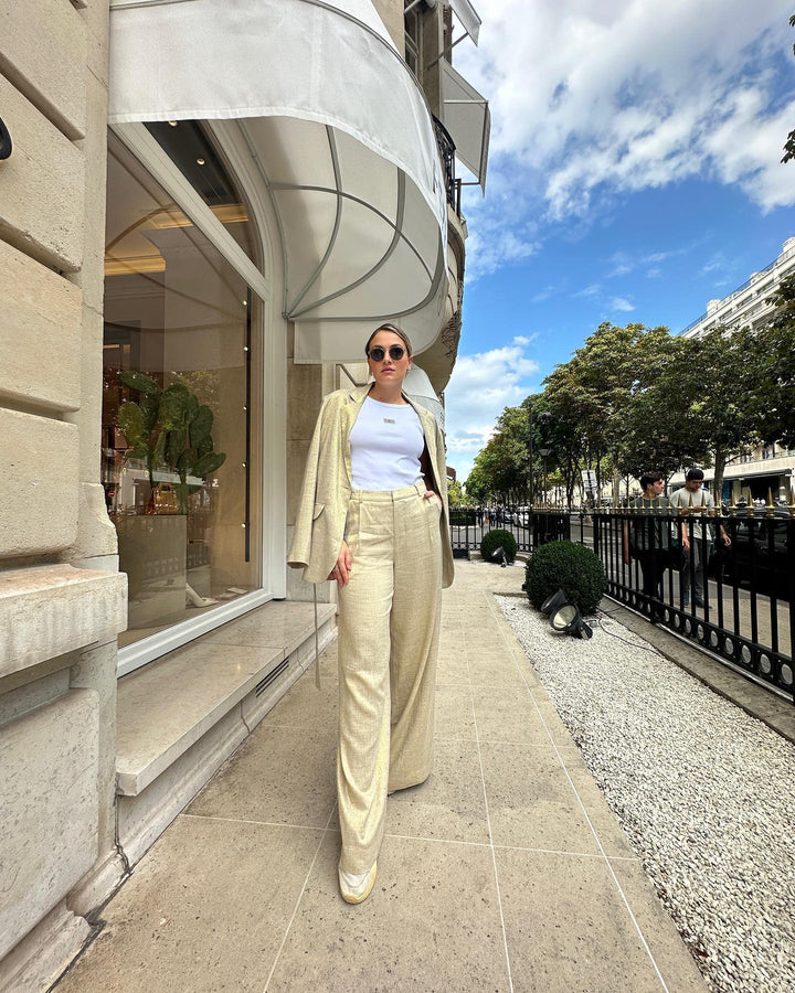 Conjunto Blazer Amarração+Calça Caos