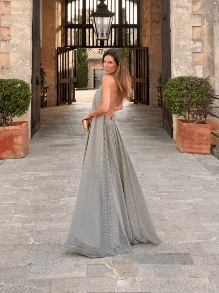 Vestido Longo Frente Única