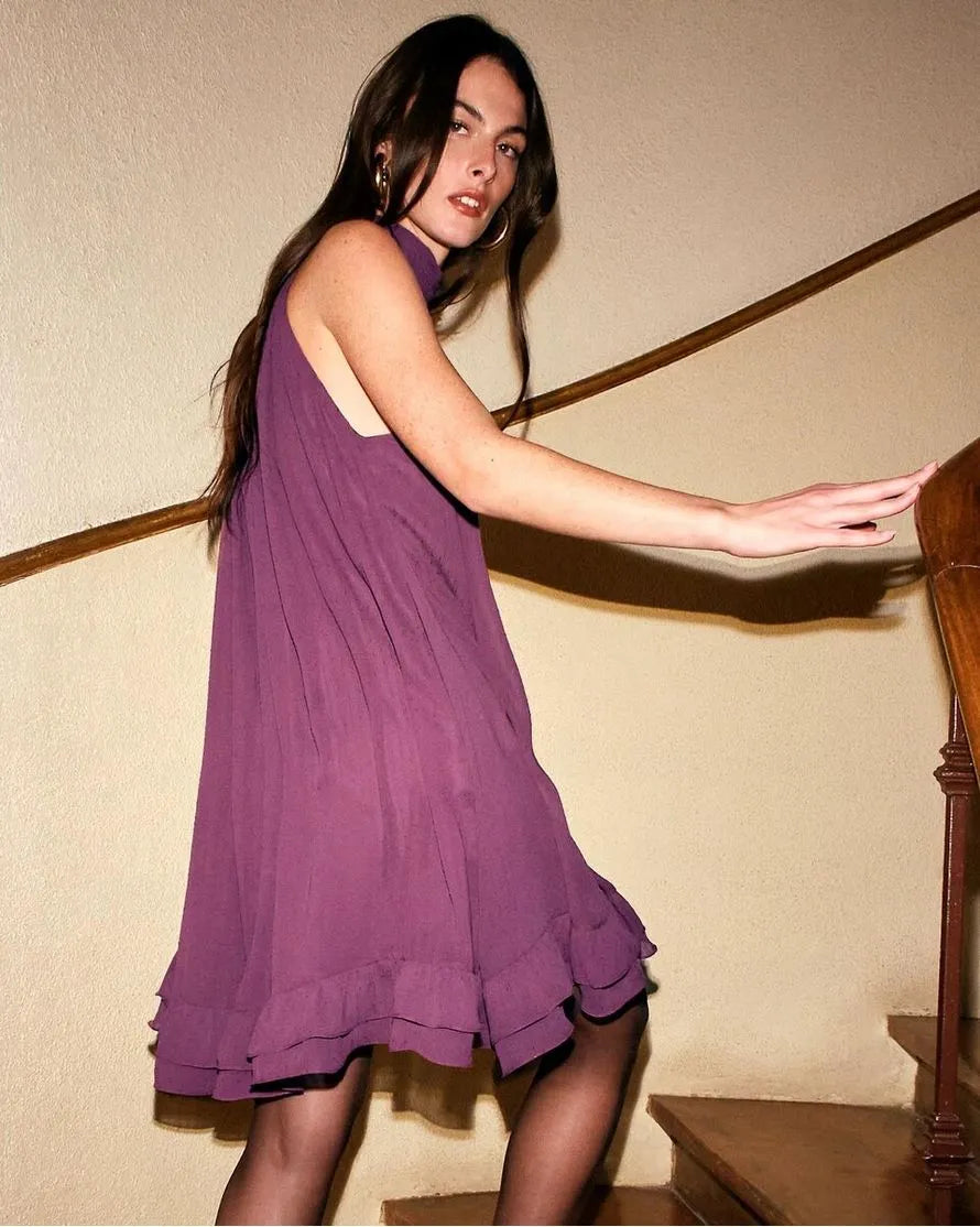 Vestido Curto Halter