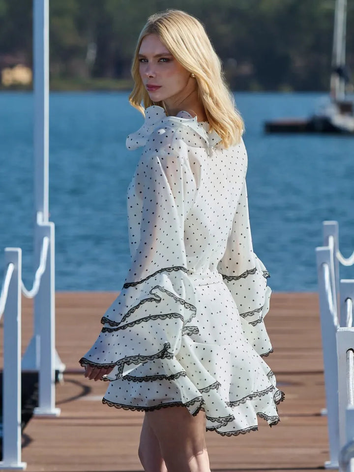 Vestido Curto Poá