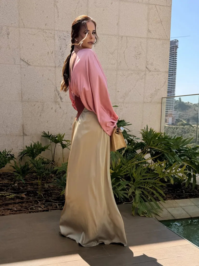 Vestido Longo Cetim