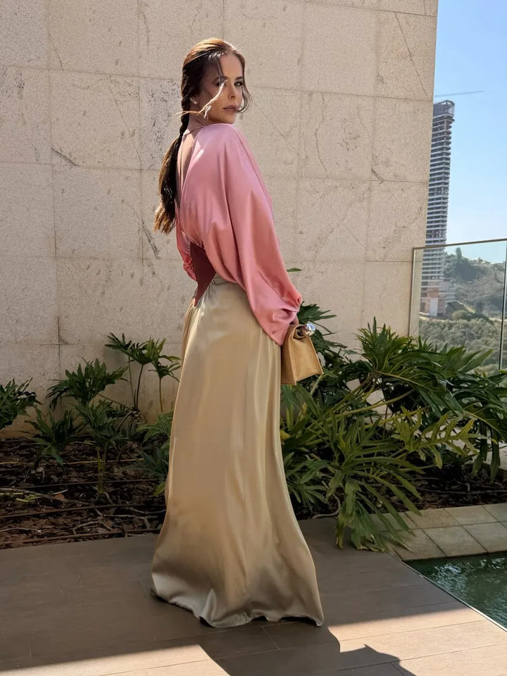 Vestido Longo Cetim