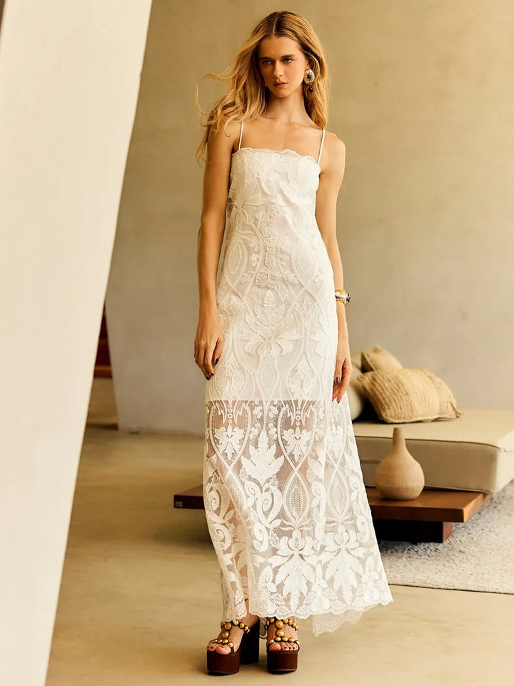 Vestido Longo Renda