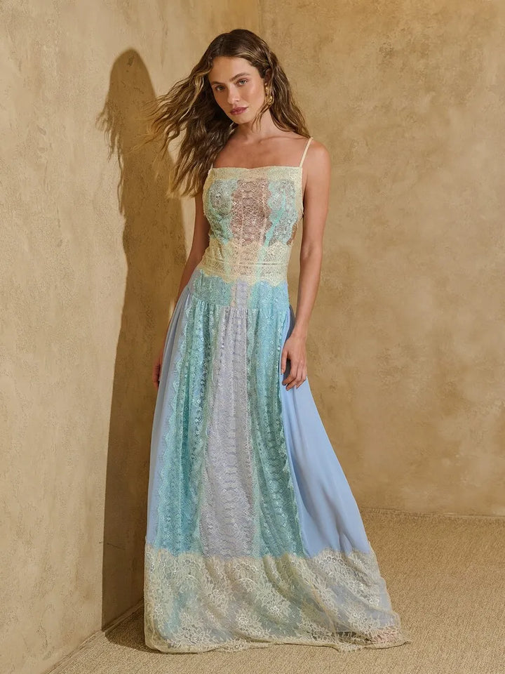Vestido Longo Renda