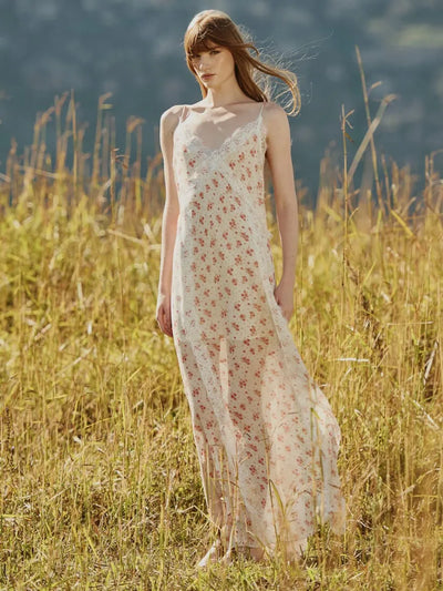Vestido Longo Alcinha Renda