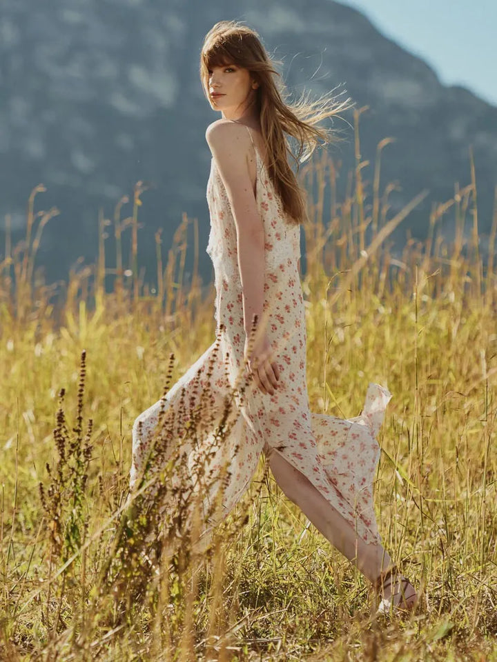 Vestido Longo Alcinha Renda
