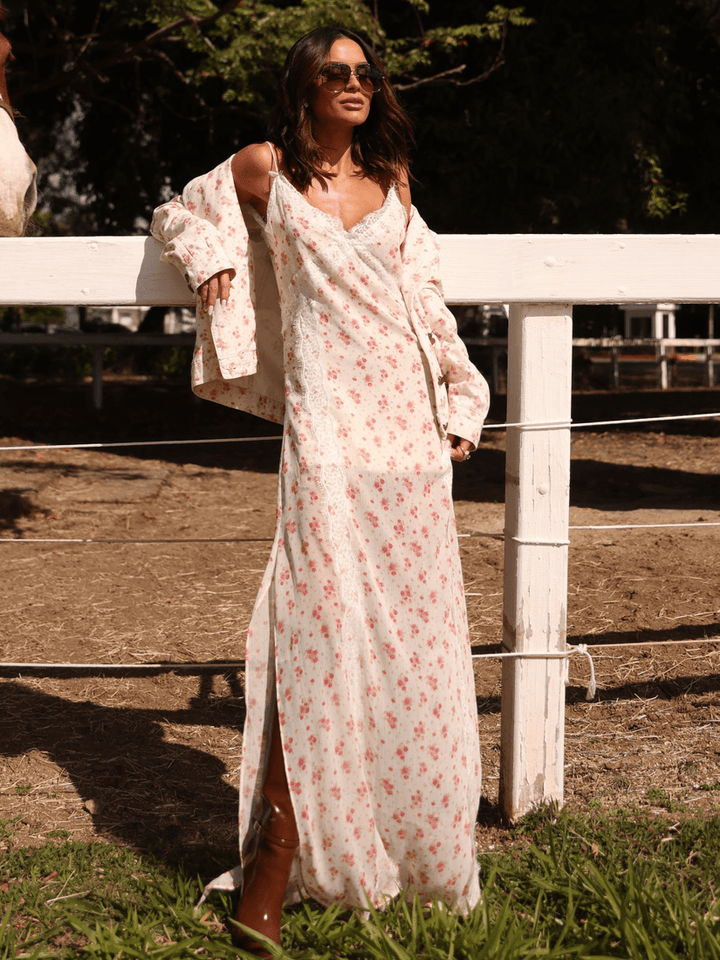 Vestido Longo Alcinha Renda