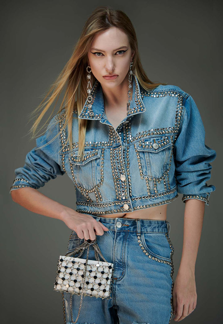 Chaos Studded Jean Jacket