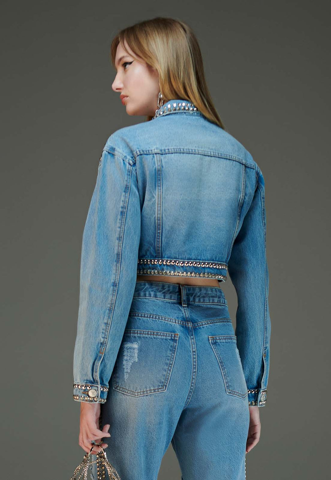 Chaos Studded Jean Jacket