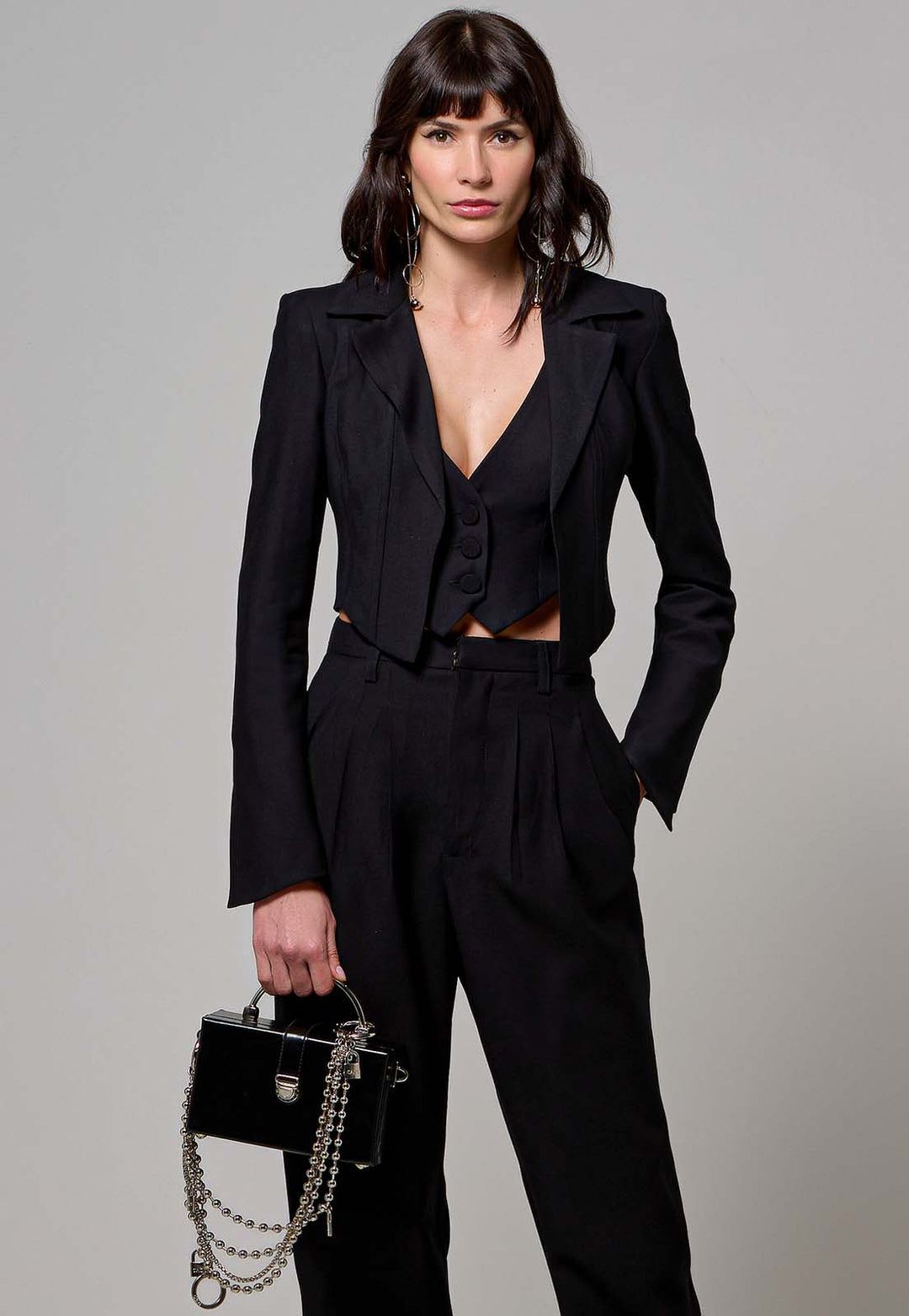 Blazer+Vest+Tailored Trousers Set Chaos