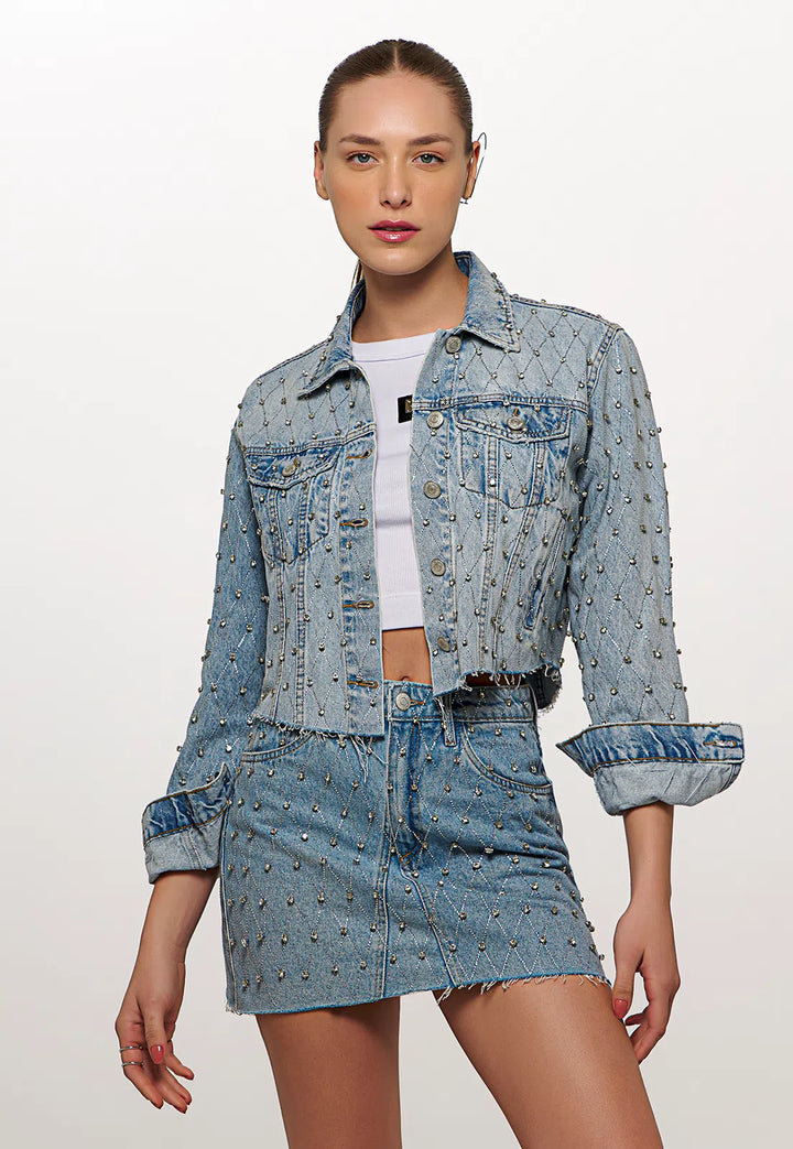 Cropped Jeans Jacket Transfer Chaos