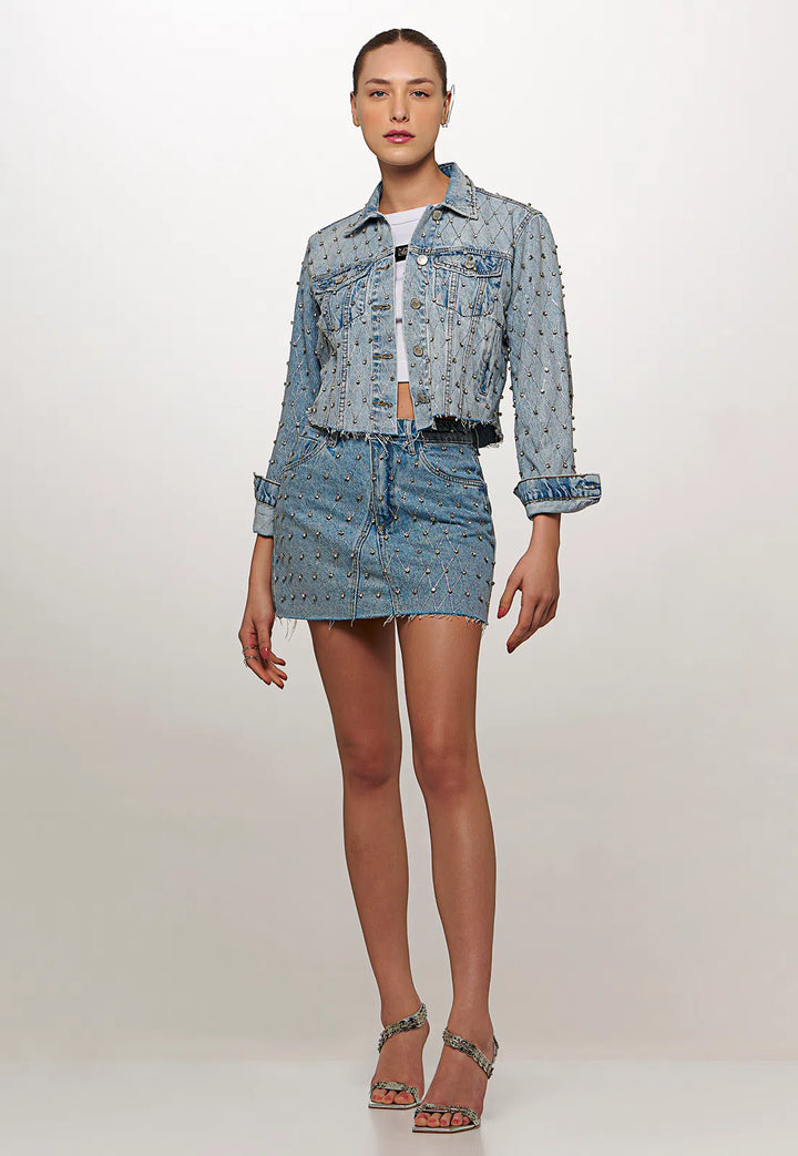 Cropped Jeans Jacket Transfer Chaos