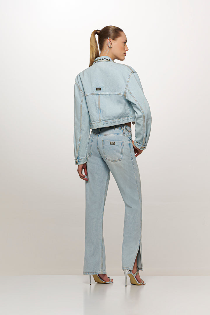 Chaos Embroidered Jean Jacket