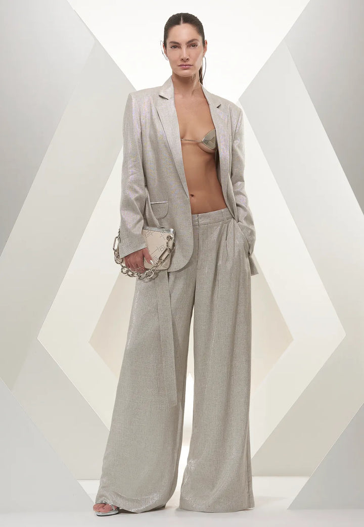 Conjunto Blazer Amarração+Calça Caos