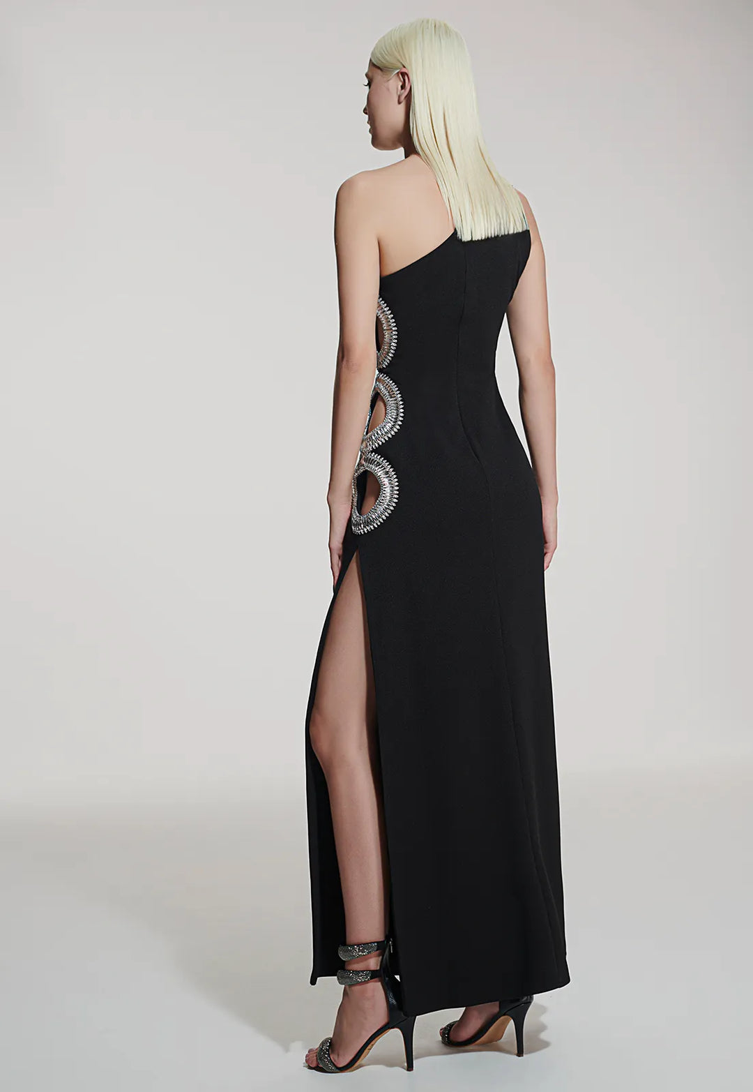 Vestido Longo Bordado Circle Caos