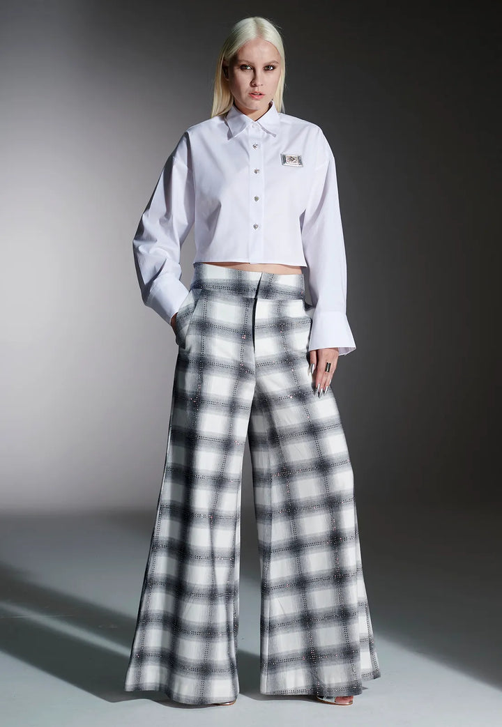 Chaos Chess Wide Leg Pants