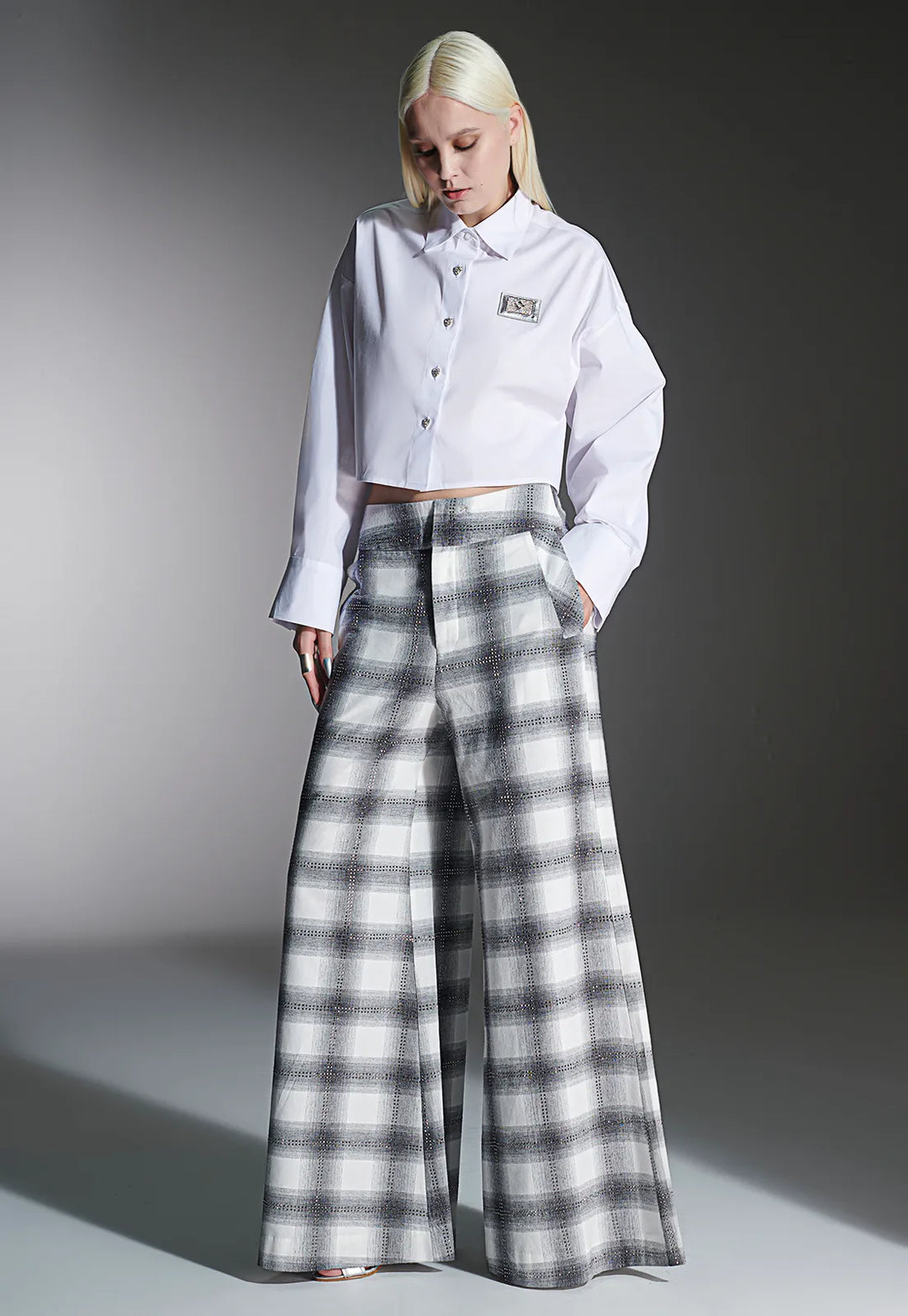 Chaos Chess Wide Leg Pants