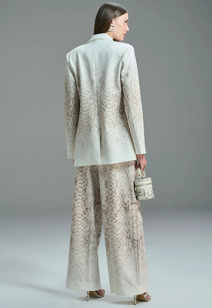 Python Transfer Straight Trousers