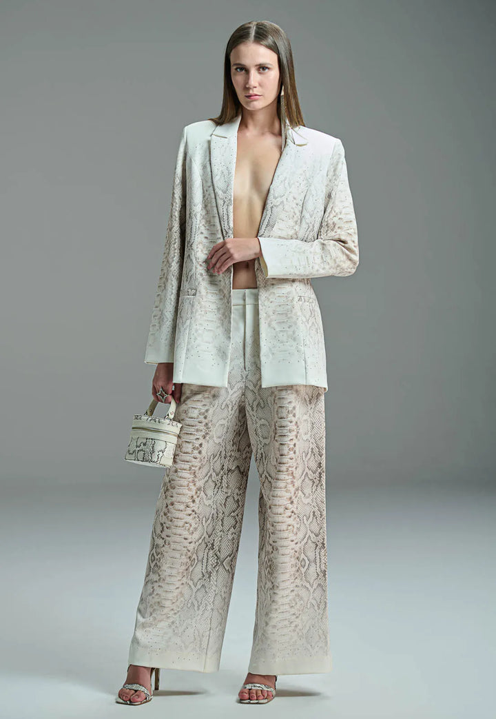 Python Transfer Straight Trousers