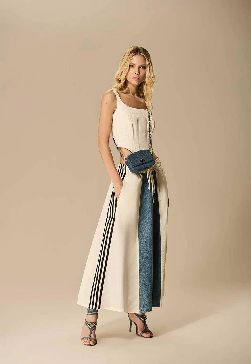 Corset Alças Franzidas